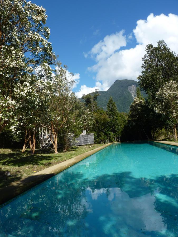 Mitico Puelo Lodge Las Gualas Buitenkant foto